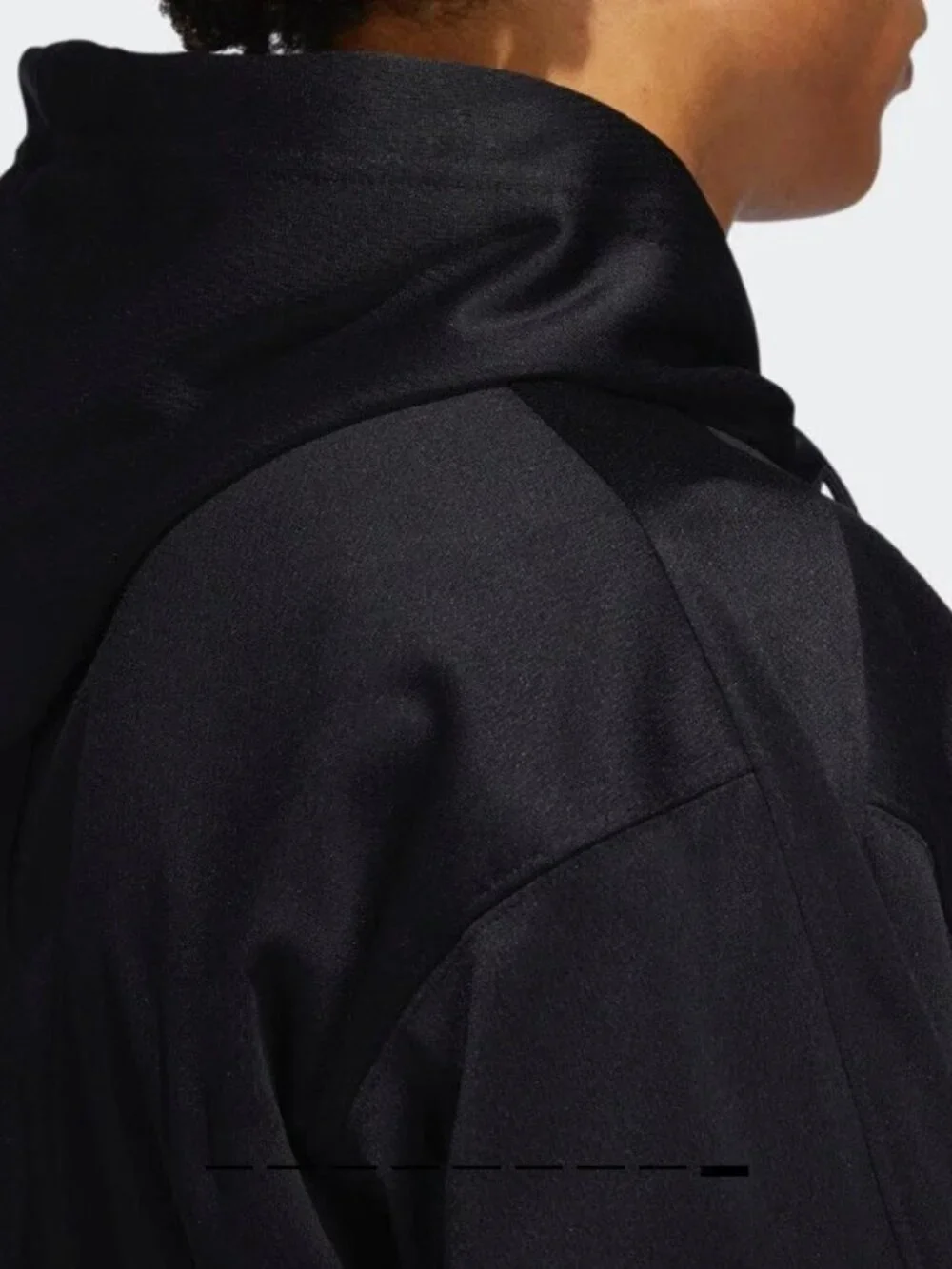 adidas Cross Up 365 Hoodie- Men's Basketball - Black - FR0946 Size 2XL
